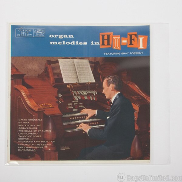Clear Polyethylene LP Record Jacket